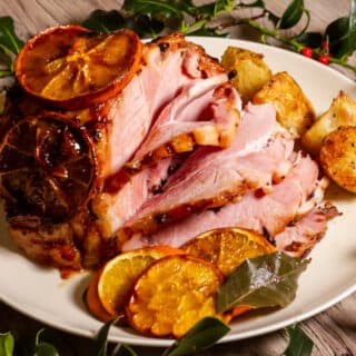 Slow Cooker Cranberry and Orange Gammon